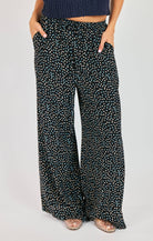 New Romance Wide Leg Polka Dot Drawstring Pants - happenstance.