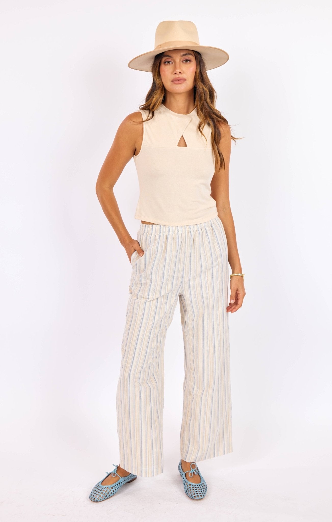 Arid Cutout Knit Tank - happenstance.