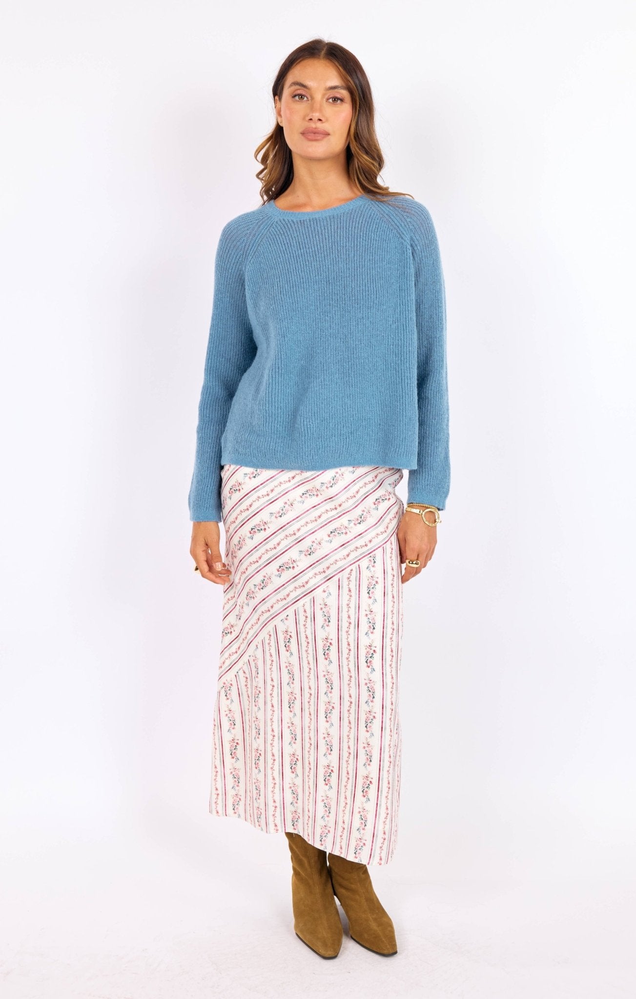 Fountain Open Back Sweater - happenstance.