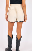 Compass Embroidered Shorts - happenstance.