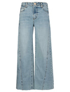 Light wash wide leg jean 