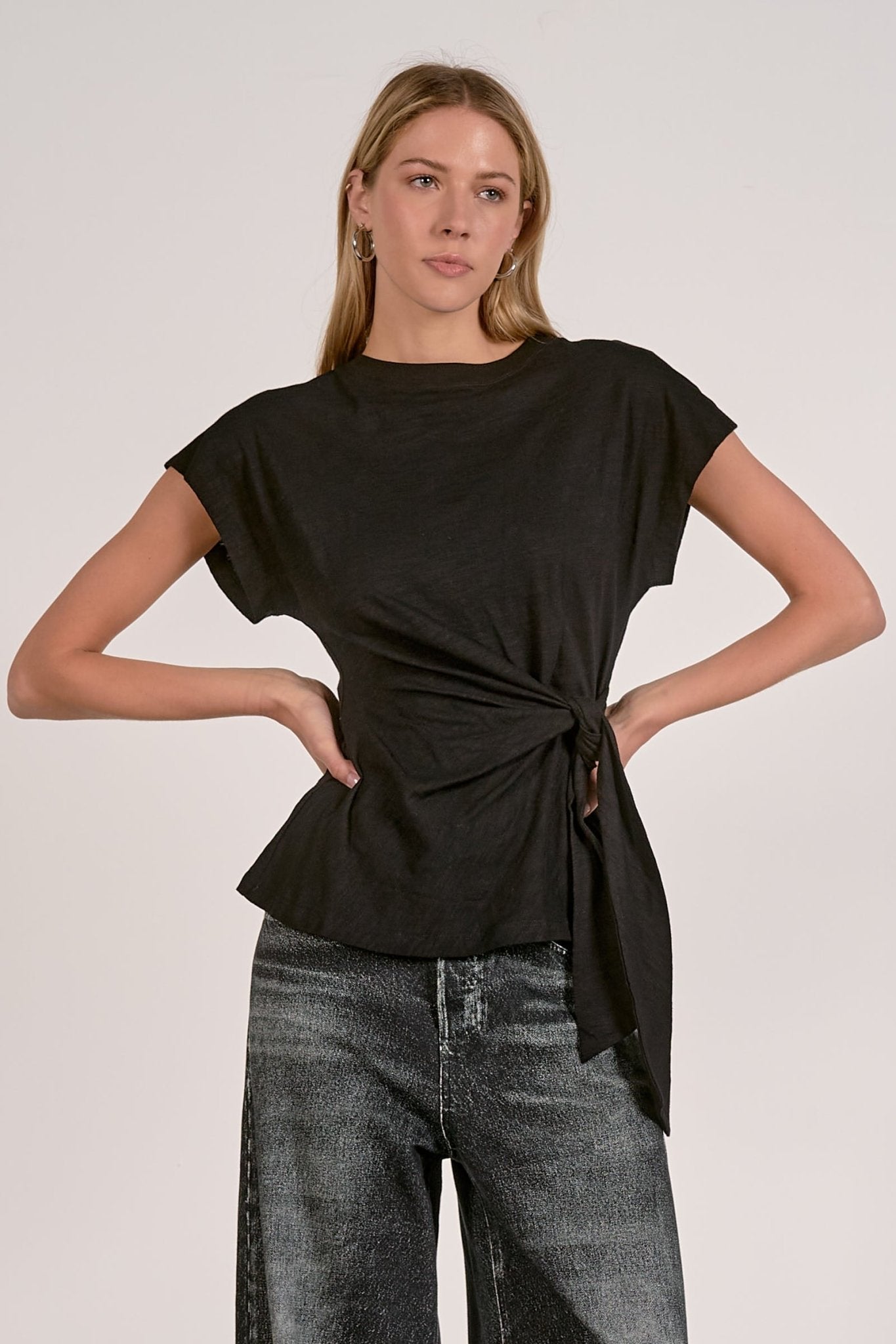 Jayna Wrap Front Top - happenstance.