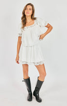 Misty Lace Inset Top - happenstance.