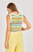 Sylvia Stripe Sweater Vest - happenstance.