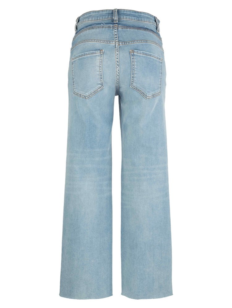 KUT from the Kloth - Charlotte High Rise Wide Leg Double Waistband - Unfazed - happenstance.