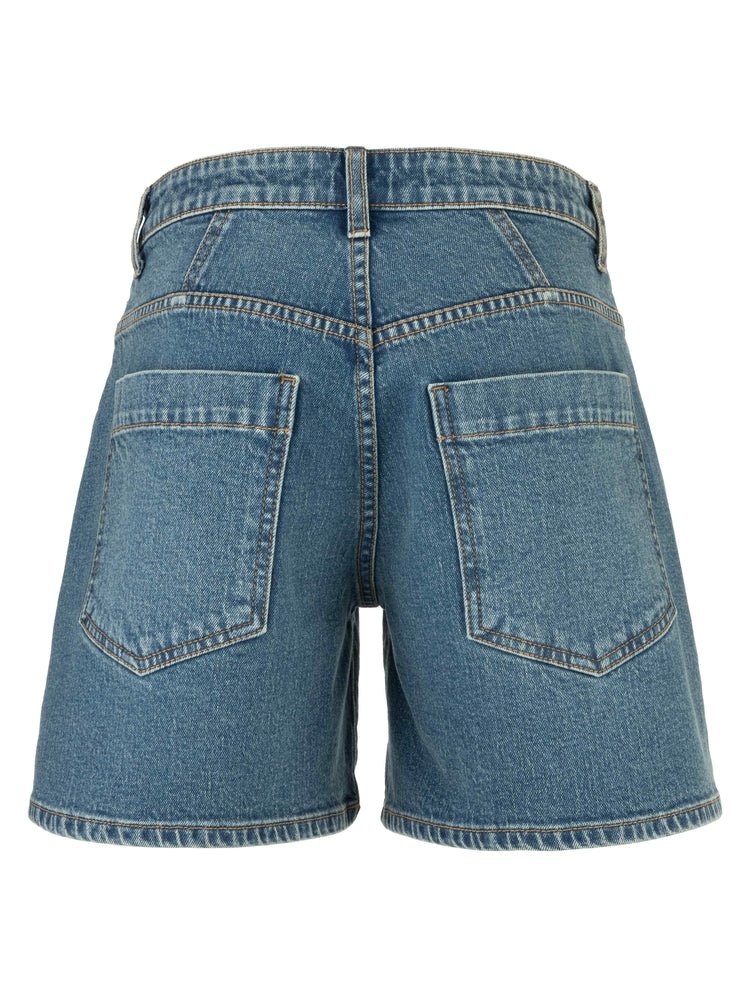 KUT from the Kloth - Hailey High Rise Short w/ Front & Back Yokes - Shine - happenstance.