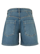 KUT from the Kloth - Hailey High Rise Short w/ Front & Back Yokes - Shine - happenstance.