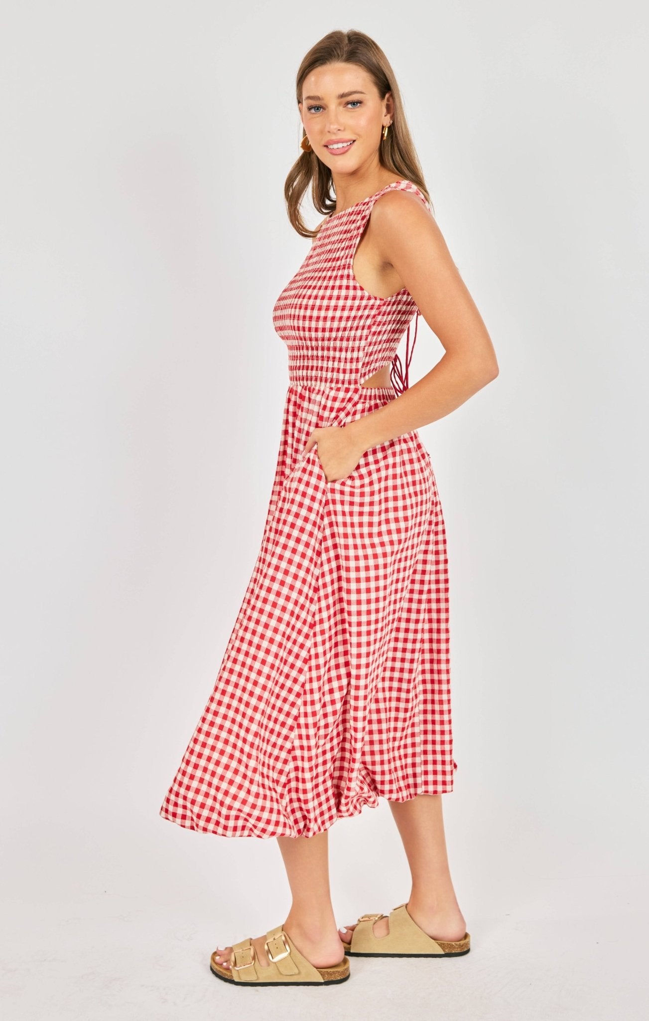 Apple Butter Midi Dress - happenstance.