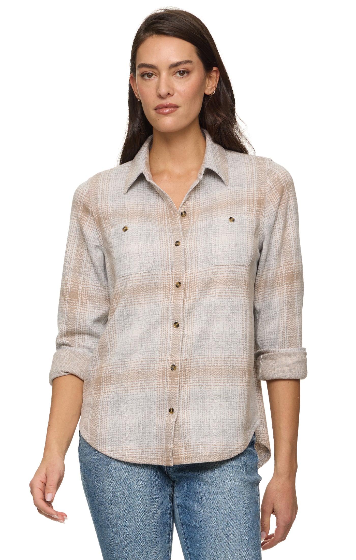 Grey flannel shirt 