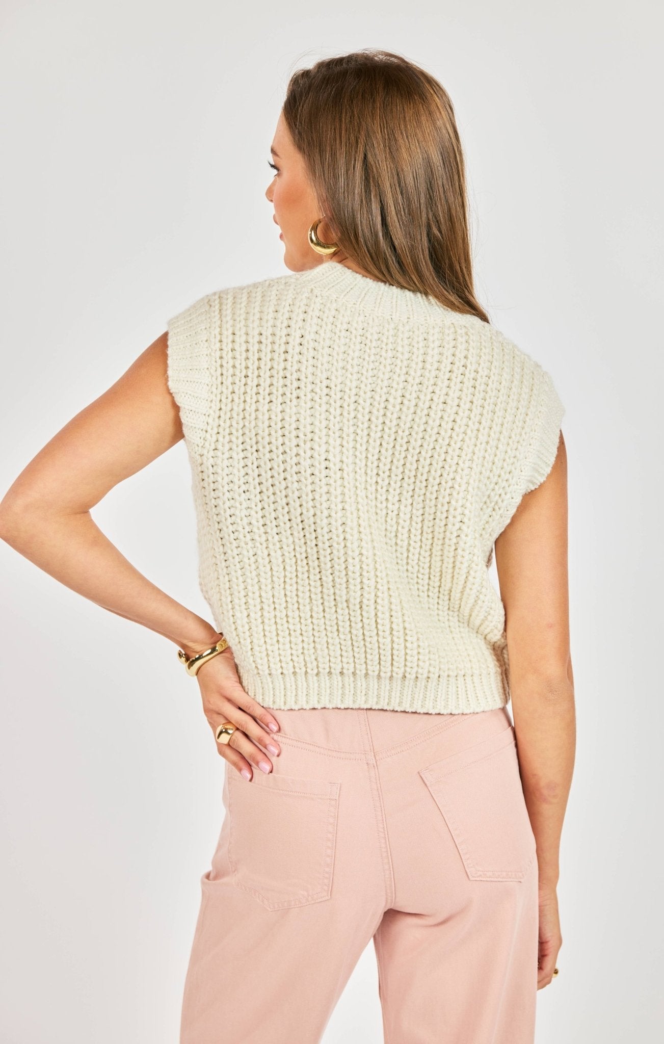 Chunky Handknit Tank - happenstance.