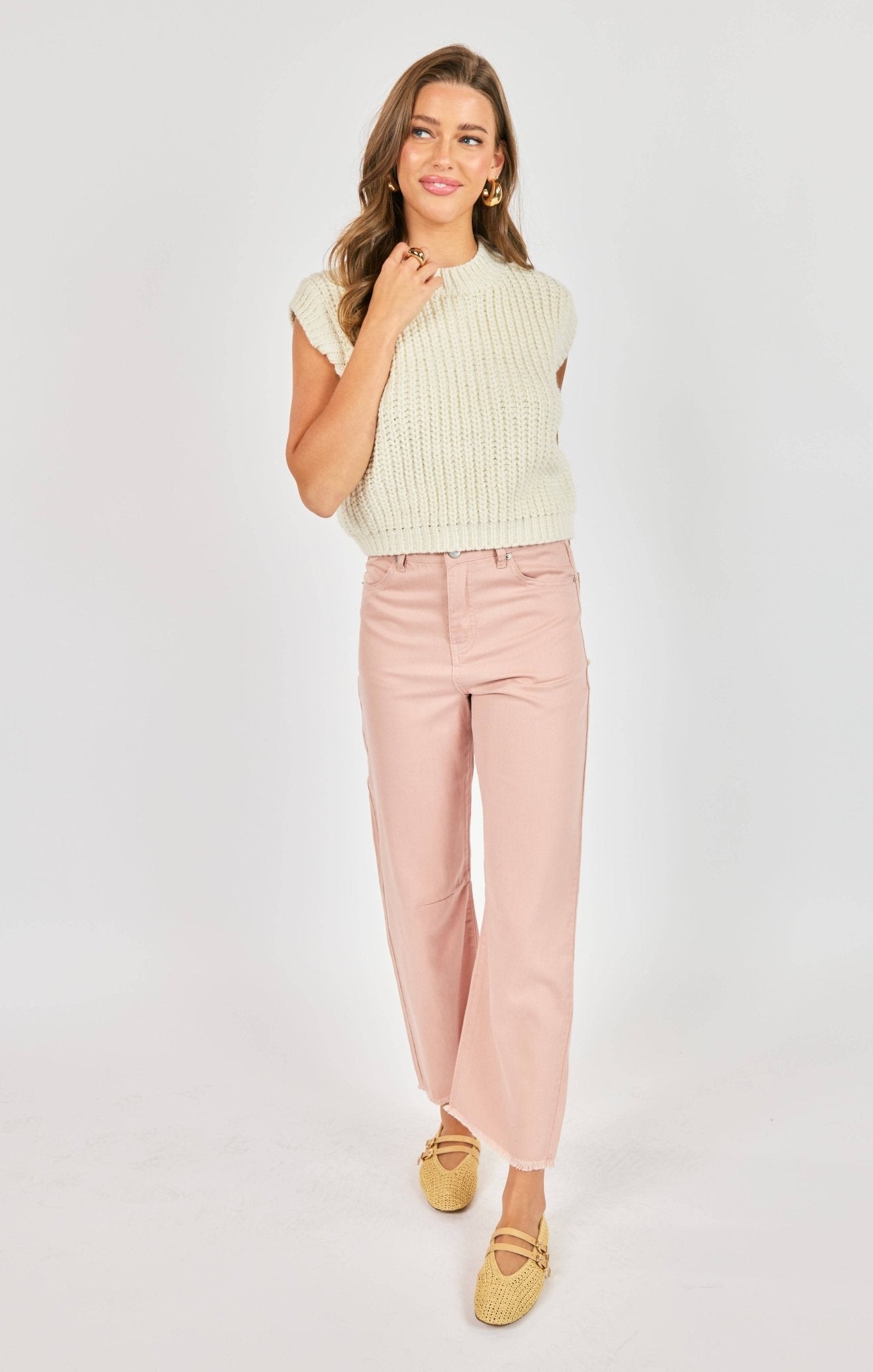 Chunky Handknit Tank - happenstance.