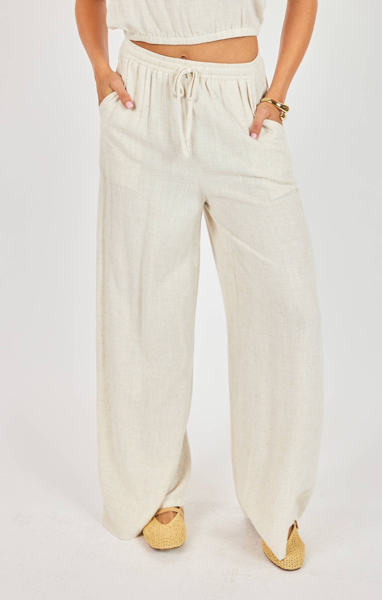 Sugarloaf Elastic Waist Pants - happenstance.