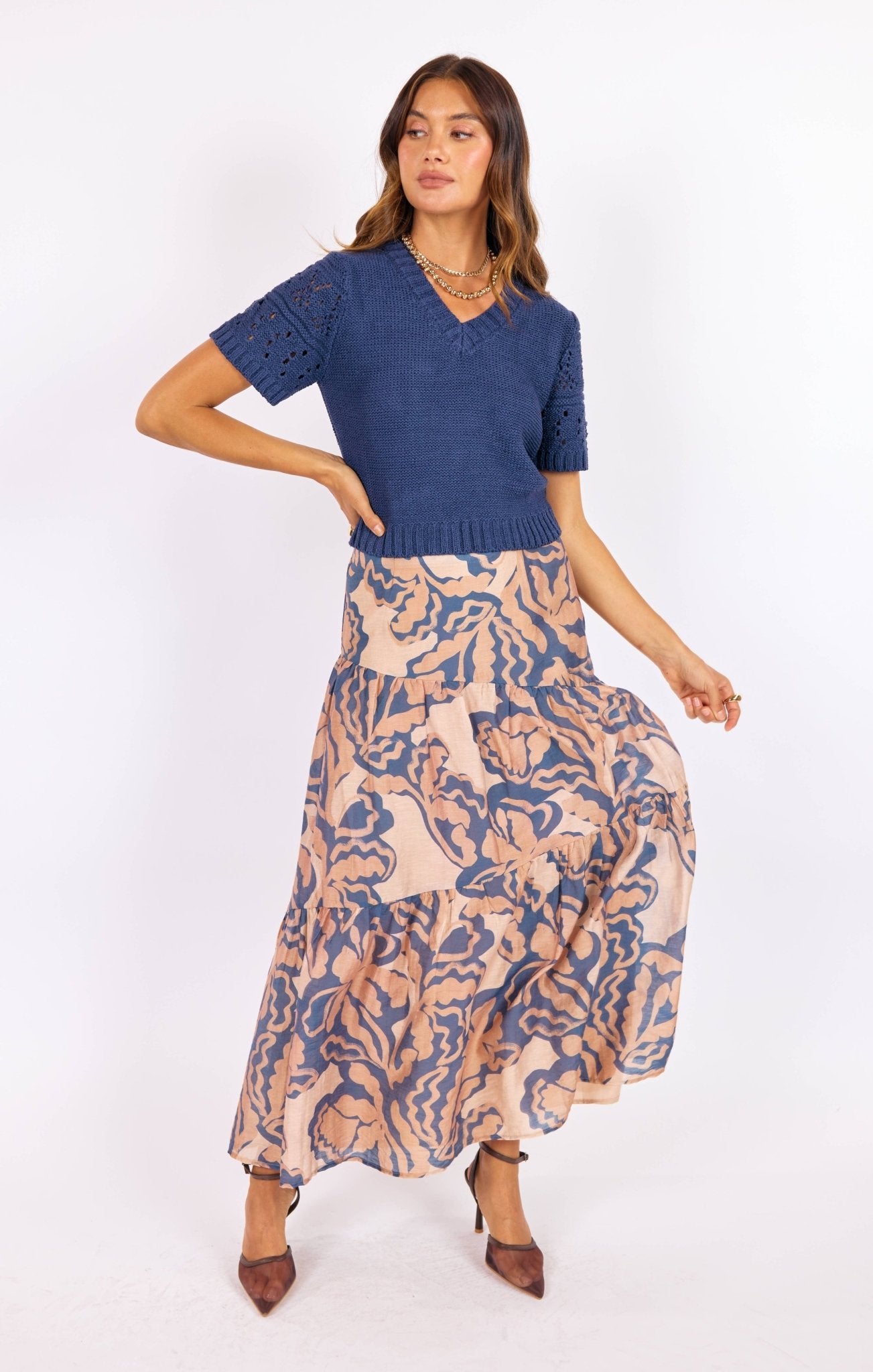 Janice Short Sleeve Sweater - happenstance.