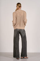 Jenny Quarter Zip Sweater - Oatmeal - happenstance.