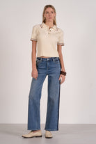 Ribbed Polo Sweater - happenstance.