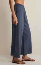 Z Supply - Scout Linen Pant - Vintage Indigo - happenstance.