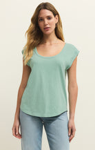 Z Supply - Per Diem Tee - Crystal Green - happenstance.